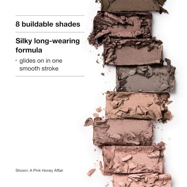Clinique All About Shadow Eye Shadow Palette, 8 Silky + Buildable Shades | Safe For Sensitive Eyes - Image 5