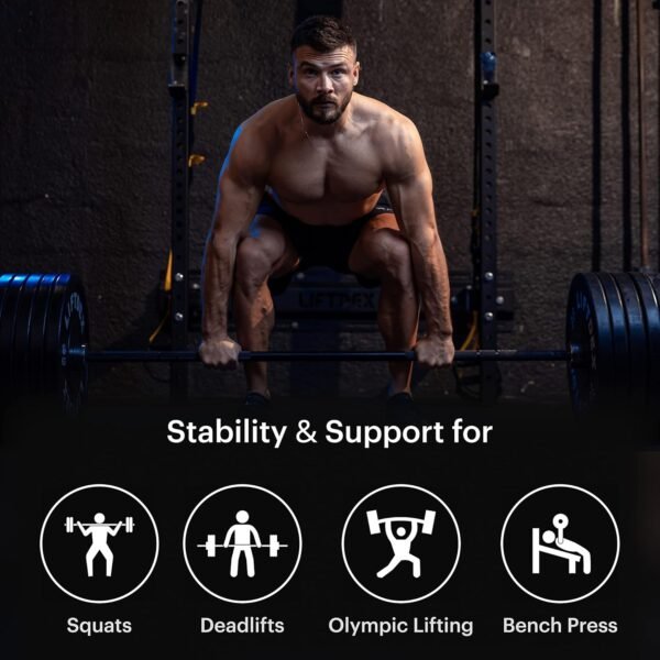 Self-Locking Weight Lifting Belt - Premium Weightlifting Belt Functional Fitness, Weight Lifting, and Olympic Lifting Athletes - Lifting Support for Men and Women - Deadlift Training Belt - Image 6