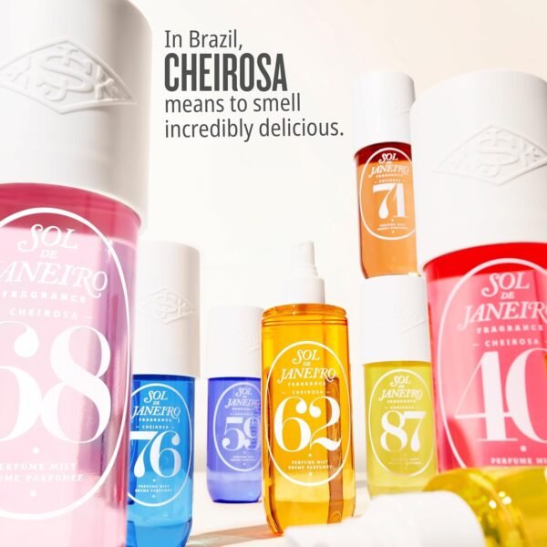 SOL DE JANEIRO Cheirosa 87 Rio Radiance Hair & Body Fragrance Mist Full Size and Travel Size Set - Image 9