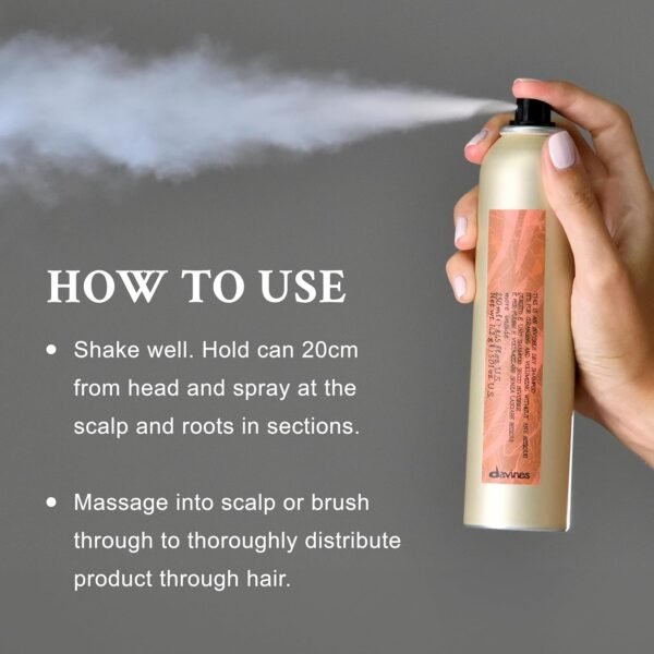 Davines This Is An Invisible Dry Shampoo, Residue-Free Cleansing And Volumizing Formula, Absorbs Oil With A Soft And Natural Finish, Vanilla And Grapefruit Scented - Image 5