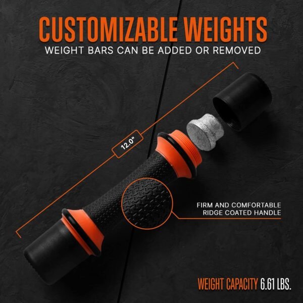 SQUATZ 5 lbs. Dumbbell Weight Set - Adjustable Weight All-in-One Versatile Dumbbells for Women, Non-Slip Neoprene Ideal for Common Movement and Multi Functional Exercise, Home Gym Training - Image 4