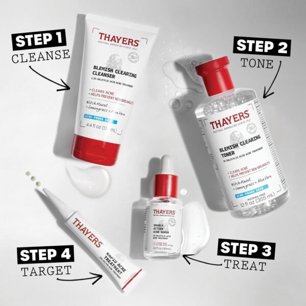 Thayers Rapid Acne Treatment with 10% Sulfur, Sulfur Acne Treatment with Niacinamide and Glycolic Acid, Soothing and Non-Stripping Skin Care, 0.68 Fl Oz - Image 7