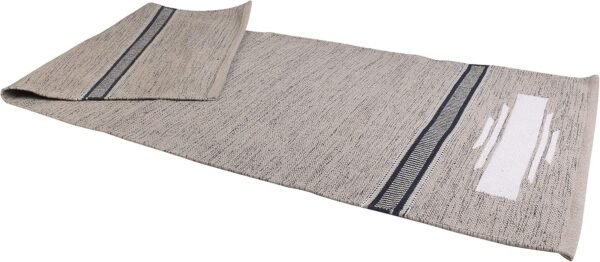 KD Cotton Yoga Mat Hand Woven Yoga Mat Eco Freindly Organic Handloom Mat Supreme Heavy Quality with Carry Strap- 24" x 72" - Image 4