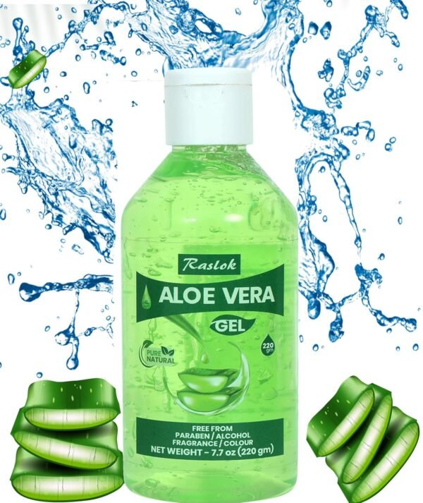 Aloe Vera Gel | 100% Pure Natural Organic Aloe Gel | For Moisturizing Face Skin & Hair Care (Cucumber, 7.76 oz) - Image 5