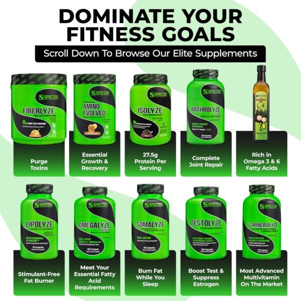 Species Nutrition Isolyze Whey Protein Powder, 100% Whey Isolate for Muscle Building, 27.5g Protein Per Scoop, No Sugar & Low Fat (Chocolate Peanut Butter, 22 Servings) - Image 6