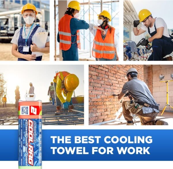 Cool RAG Extreme Cooling Towel for Heat Relief - PVA Cooling Towel for Workout, Gym, Running and for Other Outdoor Sports - Cooling Rag for Neck - Cool Towel for Quick Cooling - Image 6