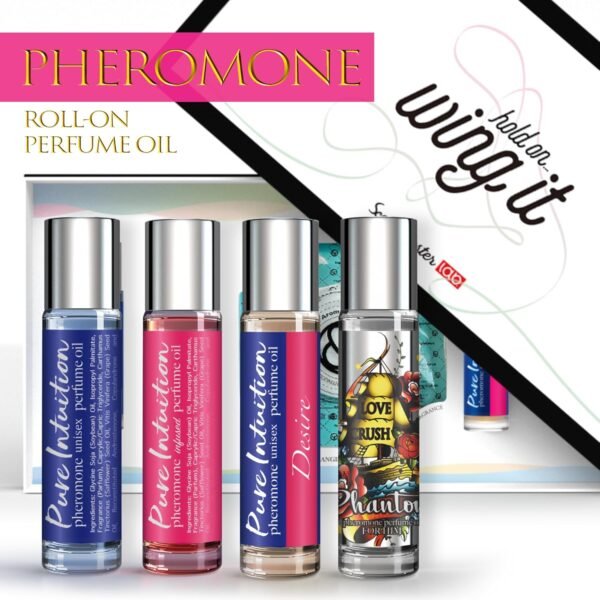 Original Perfume oil for Men and Women Pheromone Gift Set for Birthday and Festive - Unisex -Roll-on Style -0.34fl.oz (4PCS) - Image 3
