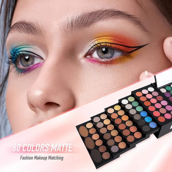 Eyeshadow Palette Cosmetics,Contour Palette Maquillaje Para Mujer,makeup Kit for Women Full Kit,With 142 Color Eyeshadow 3 Color Blush 3 Color Eyebrow Powder… - Image 5