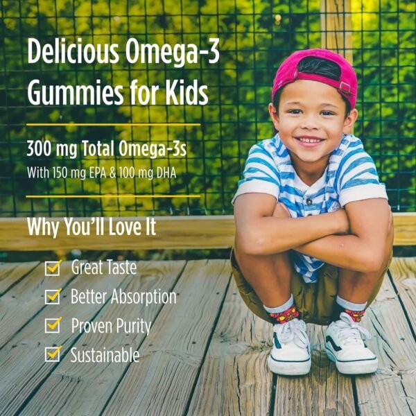 Nordic Naturals Nordic Omega-3 Fishies, Tutti Frutti - 36 Fishies - 300 mg Total Omega-3s with EPA & DHA - Healthy Brain, Mood, Vision & Immune System - Non-GMO - 36 Servings - Image 7