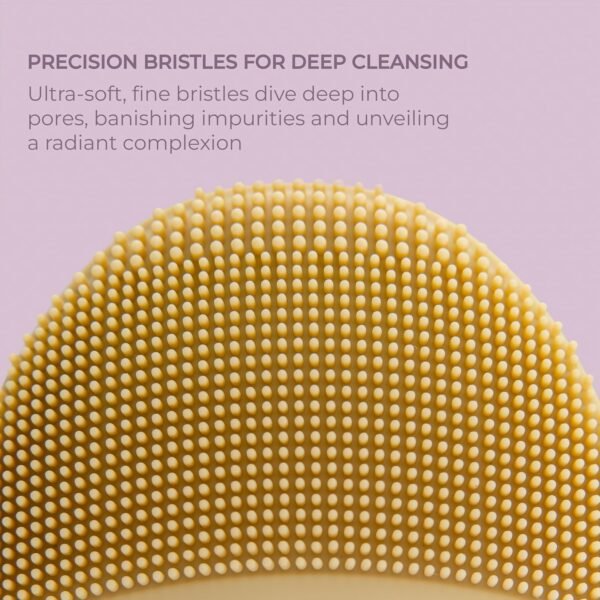 Facial Cleansing Brush | Waterproof Silicone Face Scrubber | Sonic Ultra-Soft Exfoliator | Deep Pore Cleansing Massager | Skincare | Beauty Valentines Gift for Women - Image 5