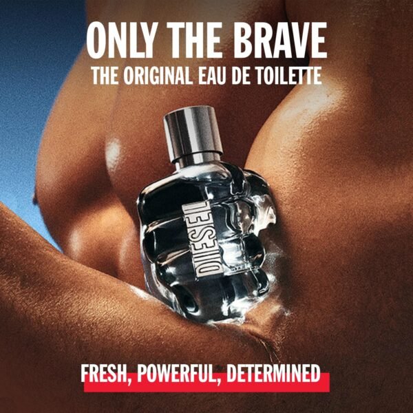 Diesel Only the Brave Eau de Toilette Spray Cologne for Men, Notes of Lemon, Rosemary, and Sensual Ambery Wood, Fresh and Powerful Fragrance, Long-Lasting, 1.7 FL. Oz. - Image 3