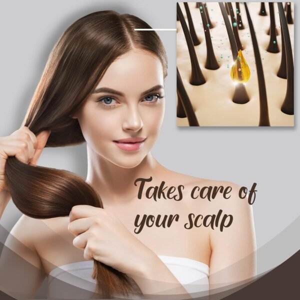 HerStyler Castor Oil Hair Serum for Hair Growth - Hair Shine Serum with Vitamin E - Hair Growth Serum - Hair Serum Heat Protectant - Vitamin E Hair Serum for Silky Hair - Image 7