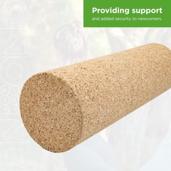 High-Density Cork Body Roller - 11.8" x 3.7" | Strong Eco Cork Roller with Anti-Slip Grip | Enhances Yoga Practice & Provides Deep Tissue Massage for Quick Muscle Recovery - Image 7