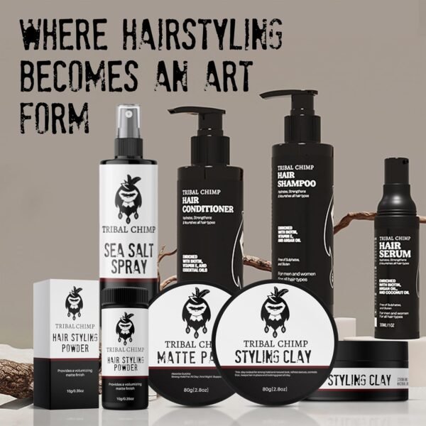 Sea Salt Hair Spray for Men - Thickening, Volumizing, Texturizing Hairspray for Men, Strong Hold, Alcohol-Free. - Image 8