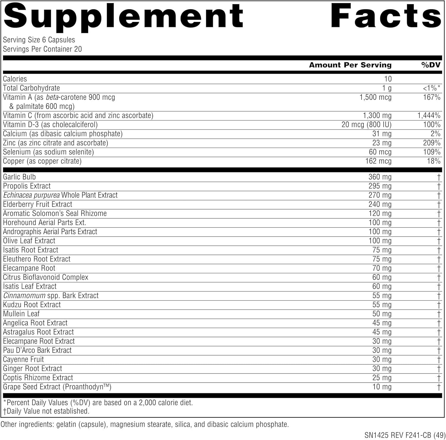 Source Naturals Wellness Formula Bio-Aligned Vitamins & Herbal Defense for Advanced Immune Support* - Dietary Supplement & Immunity Booster - 120 Capsules - Image 5