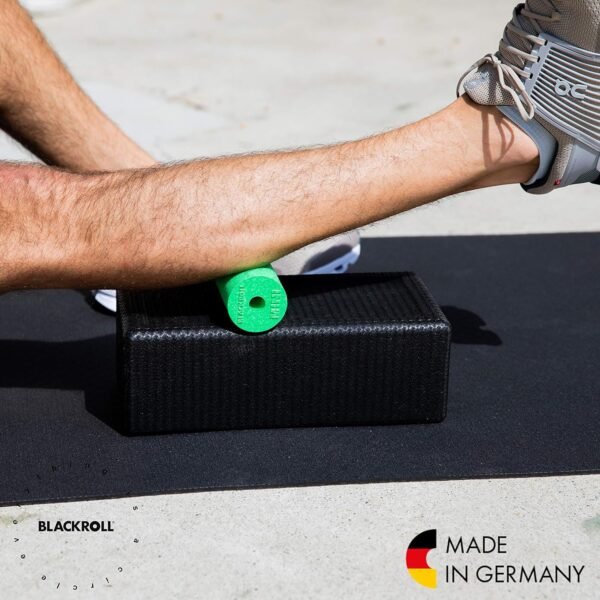 BLACKROLL - Mini Foam Roller, Massage Tool for Feet, Hands, and Arms, Ideal for Travel Size and Targeted Myofascial Release, for Exercise, Massage, and Muscle Recovery, 6" x 2", Black - Image 5