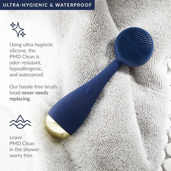 PMD Clean - Smart Facial Cleansing Device with Silicone Brush & Anti-Aging Massager - Image 8