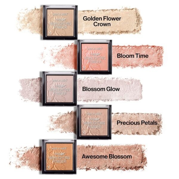 wet n wild MegaGlo Highlighting Powder Warm Gold Golden Flower Crown - Image 9