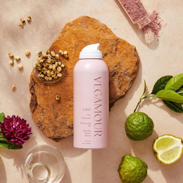 VEGAMOUR GRO Dry Shampoo, Volumizing Dry Shampoo Spray Formulated Without Benzene, Supports Thicker Fuller Looking Hair, Natural Citrus Scent - Image 9