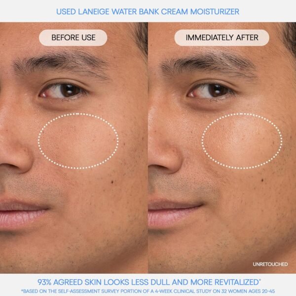 LANEIGE Water Bank Blue Hyaluronic Moisturizer: Barrier-Boosting Hydration, Squalane, Ceramide, Dermatologist-tested - Image 6