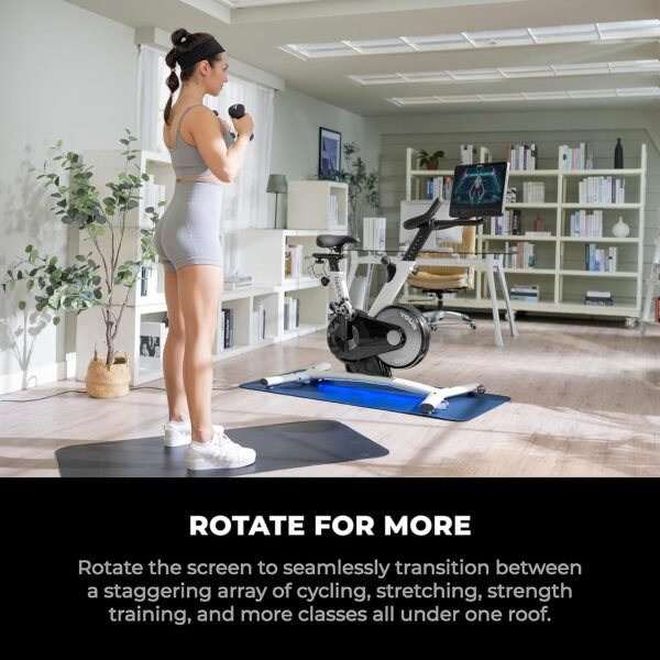 Smart Exercise Bike, Indoor Exercise Bike With 15.6 TouchScreen, Stationary Bike With Auto Resistance, Bluetooth, Training Algorithm, Top Instructors - Image 5