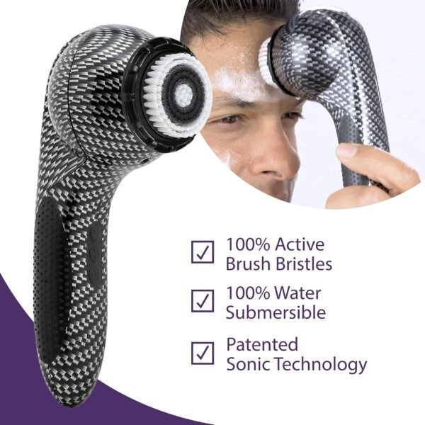 Michael Todd Beauty - Soniclear Elite - Facial Cleansing Brush System - 6-Speeds - Face Cleansing Brush & Exfoliating Body Scrubber - Image 4
