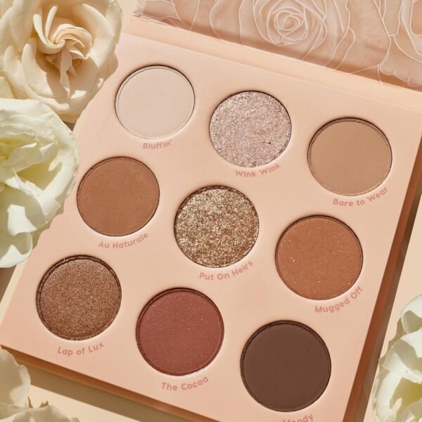 ColourPop Nude Mood Shadow Palette - Brown & Copper Palette with Metallic and Matte Finishes - High-Pigment Makeup with a Long-Wearing Formula (0.3 oz) - Image 6
