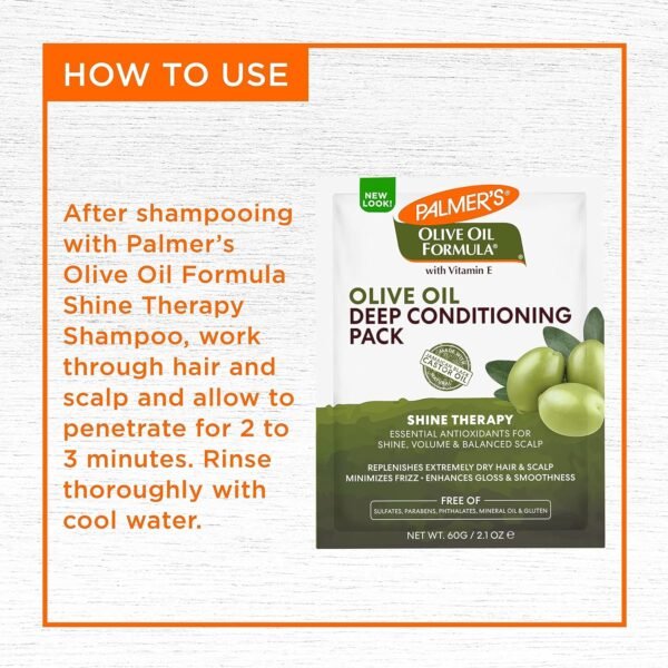 Palmer's Olive Oil Formula Deep Conditioner Packet, 2.1 Ounces - Image 6