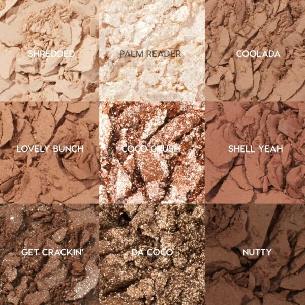 ColourPop Going Coconuts Eyeshadow Palette - Cool-Toned Neutral Eyeshadow Palette with Ultra-Velvety and Silky Finishes - High-Pigment Eye Makeup with a Long-Wearing Formula (0.3 oz) - Image 5