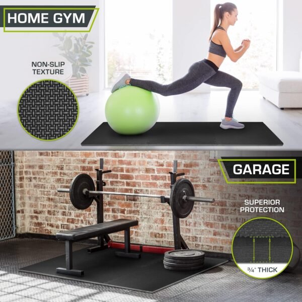 ProsourceFit Extra Thick Puzzle Exercise Mat, EVA Foam Interlocking Tiles for Protective, Cushioned Workout Flooring for Home and Gym Equipment - Image 4