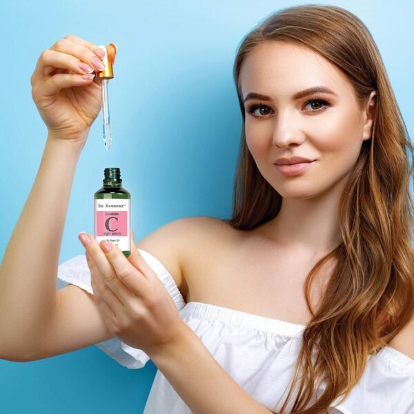 Vitamin C Serum (Tetrahexyldecyl Ascorbate) Night Oil Treatment With Squalane and Pure Rose Oil for Firmer, Glowing Skin, Natural Moisturizing Skin Oil by Dr. Brenner 1 oz. - Image 7