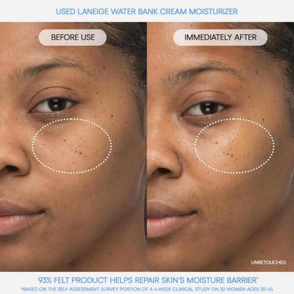 LANEIGE Water Bank Blue Hyaluronic Moisturizer: Barrier-Boosting Hydration, Squalane, Ceramide, Dermatologist-tested - Image 5