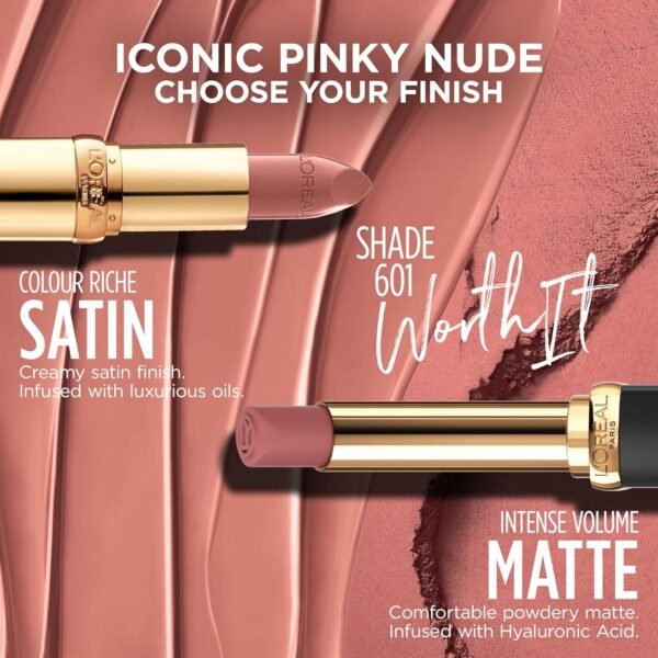 L’Oréal Paris Colour Riche Satin Lipstick for Moisturized Lips,Lip Makeup with Argan Oil and Vitamin E,Worth It,0.13 Oz - Image 7