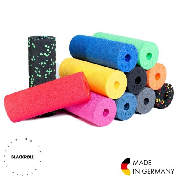 BLACKROLL - Mini Foam Roller, Massage Tool for Feet, Hands, and Arms, Ideal for Travel Size and Targeted Myofascial Release, for Exercise, Massage, and Muscle Recovery, 6" x 2", Black - Image 9