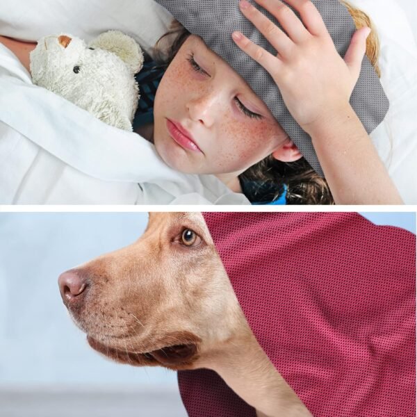 QIK Cooling Towels for Neck and Face, Neck Cooling Towel for Hot Weather Cooling Towels for Athletes Neck Cooling Towel Cool Towels for Neck Cooling Rags for Neck Cold Towel Cooling Rags 4Pack 40"x12" - Image 9