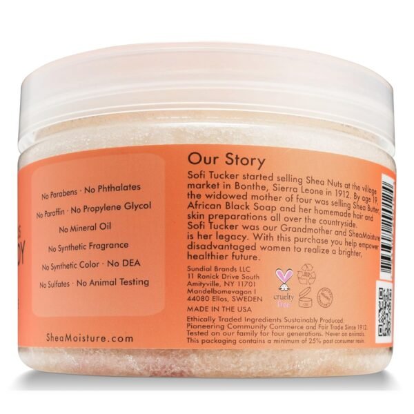 Shea Moisture Sheamoisture Coconut & Hibiscus Hand & Body Scrub, 12 Oz - Image 5