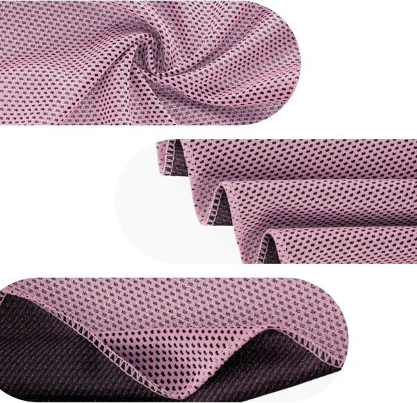 Cooling Towels for Neck and Face, Cooling Neck Wraps for Hot Weather, Gym Towels for Yoga, Camping, Running, Hiking, Travel Workout and Outdoor Work - Image 8