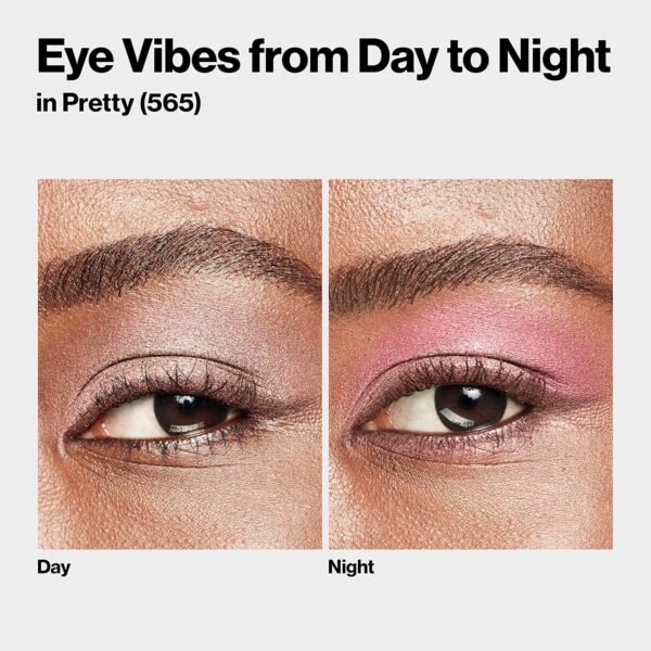 REVLON ColorStay Day to Night Eyeshadow Quad, Valentine's Day Makeup Gifts for Women, Longwear Shadow Palette with Transitional Shades and Buttery Soft Feel, Crease & Smudge Proof, 565 Pretty - Image 6