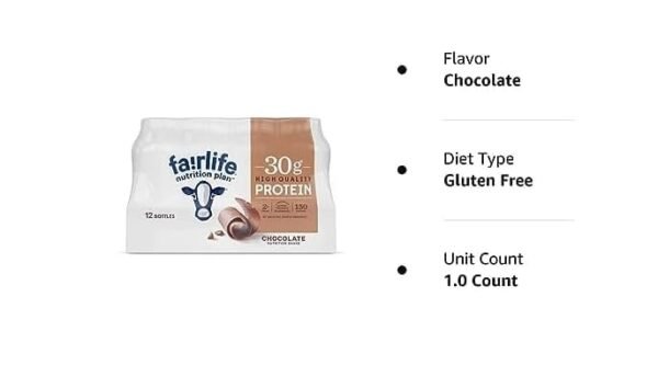 Nutrition Plan High Protein Chocolate 30g Shake,Gelatin Free,11.5fl.oz,(12 Pack) - PACK OF 1 - Image 5