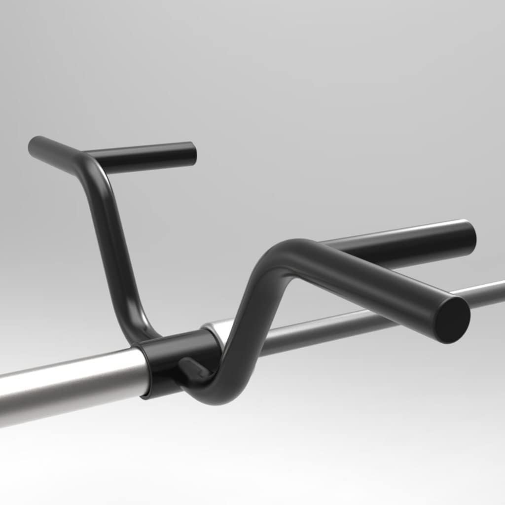 Thigh & Hip Strengtheners Multi-Grip T Barbell Handles, Solid Steel V Straight Mine Attachment, Fits 1 & 2 Inch Olympic Bars, Home Gym Equipment for Squat Triceps Back Workout - Image 5