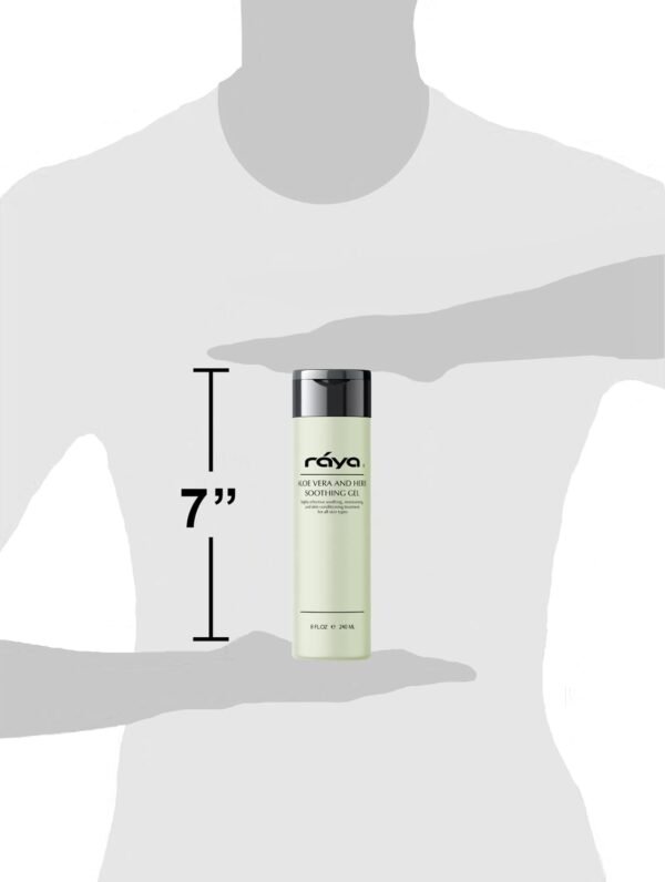 Raya Aloe Vera and Herbs Soothing Gel (323) | Effective, Soothing, and Moisturizing Treatment for the Face and Body | Comforts Dry, Chapped, and Irritated Skin - Image 7