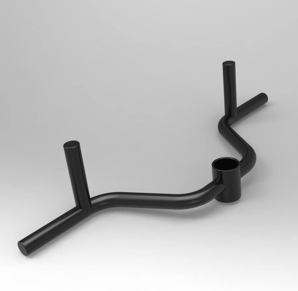 Thigh & Hip Strengtheners Multi-Grip T Barbell Handles, Solid Steel V Straight Mine Attachment, Fits 1 & 2 Inch Olympic Bars, Home Gym Equipment for Squat Triceps Back Workout - Image 6