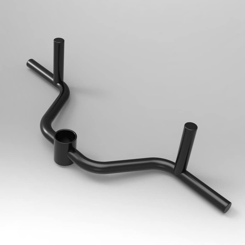 Thigh & Hip Strengtheners Multi-Grip T Barbell Handles, Solid Steel V Straight Mine Attachment, Fits 1 & 2 Inch Olympic Bars, Home Gym Equipment for Squat Triceps Back Workout - Image 7