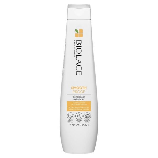 BIOLAGE Smooth Proof Conditioner - For Frizzy Hair, Provides Humidity Control & Anti-Frizz Smoothness, Paraben-Free - Image 2