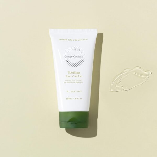 Soothing Aloe Vera Gel (150ml/5 fl. oz) – Natural Hydrating Gel for Face & Body, Moisturizing After-Sun Care with Aloe Vera, Centella Asiatica, and Hyaluronic Acid - Image 4