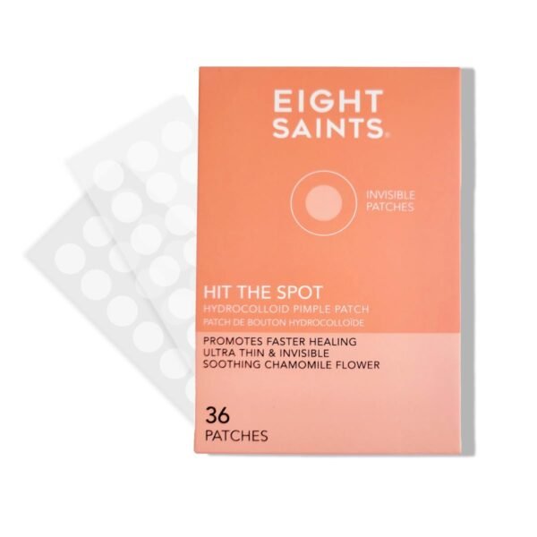 Eight Saints Hit the Spot Acne Pimple Patches For Face, Fast Zit and Blemish Reduction Patch, Ultra Thin Hydrocolloid Patches, (36 Count) - Image 3