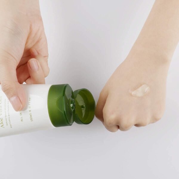 Soothing Aloe Vera Gel (150ml/5 fl. oz) – Natural Hydrating Gel for Face & Body, Moisturizing After-Sun Care with Aloe Vera, Centella Asiatica, and Hyaluronic Acid - Image 7