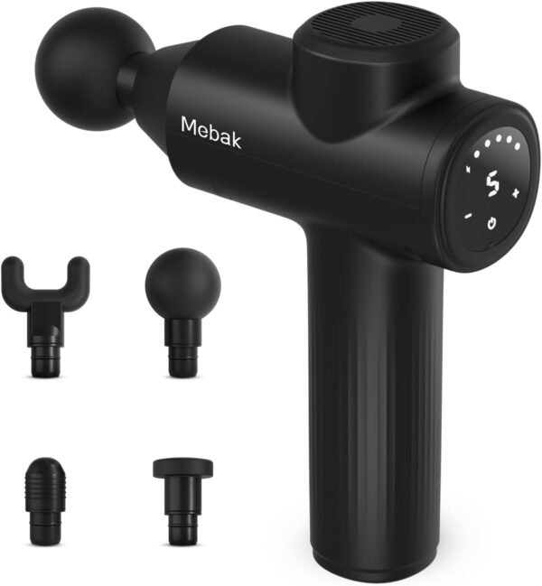 Mebak 7 Massage Gun, Massage Gun Deep Tissue for Pain Relief, Muscle Massager for Home, Office & Gym, 5 Speed Levels - Image 2