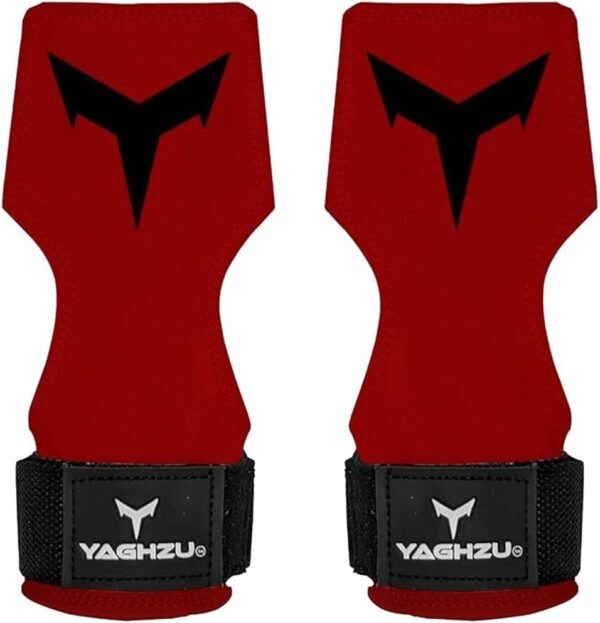 Weight Lifting Grips with Wrist Straps - Non Slip Lifting Straps for Weightlifting, Deadlifting, Powerlifting and Pull Ups, Padded Weight Lifting Gloves with Deadlift Straps for Women and Men - Image 2