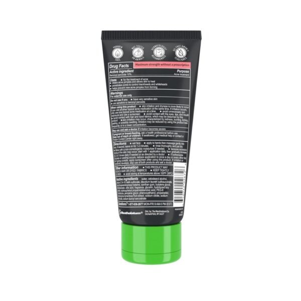 Oxy Acne Medication Face Wash - Maximum Action with Maximum Strength 10% Benzoyl Peroxide (5 Fl Oz) - Image 3